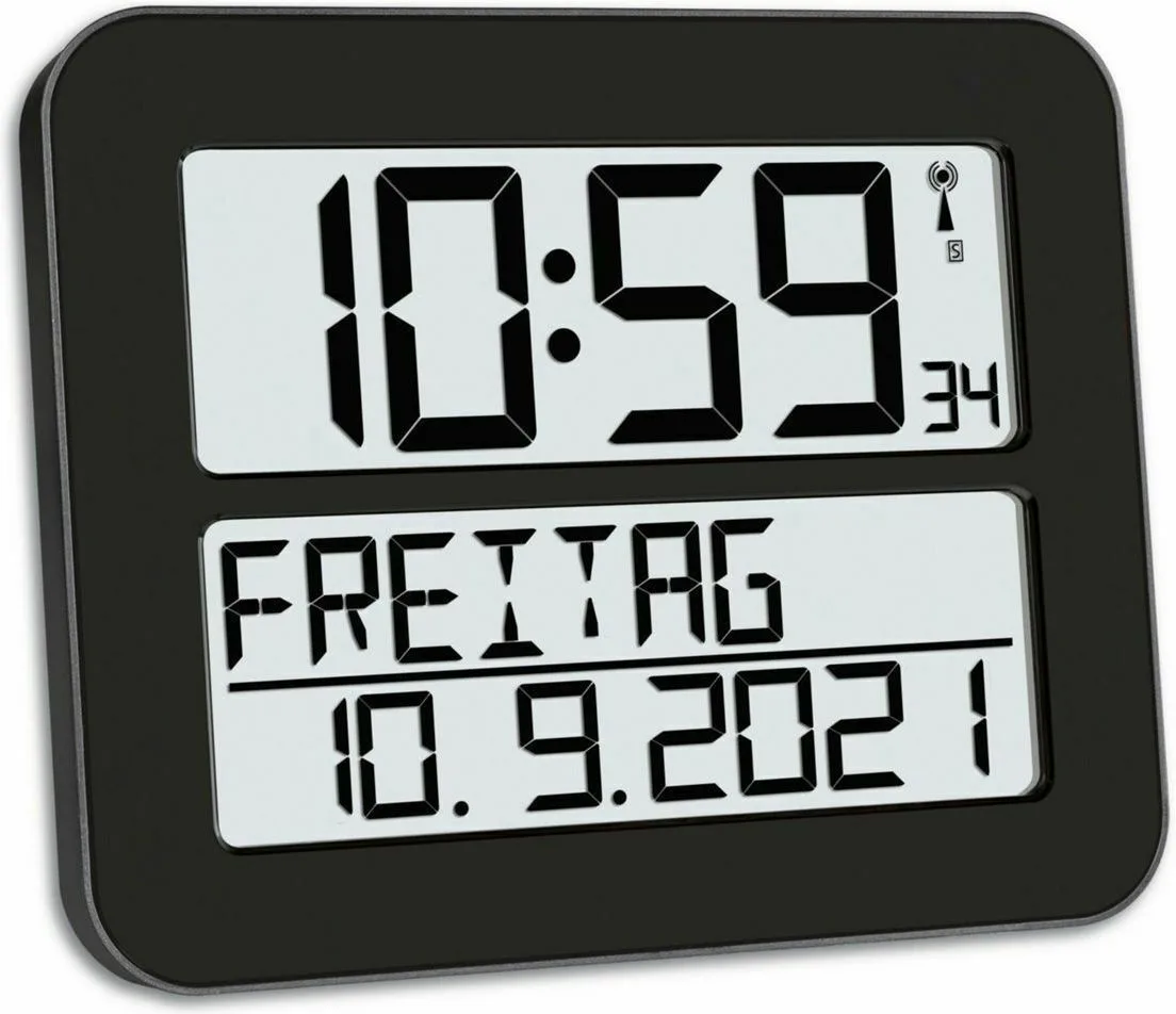 20211207172140_tfa_psifiako_roloi_epitrapezio_me_xypnitiri_time_line_max_mayro_60_4512_01 TFA Time Line MAX Επιτραπέζιο Ψηφιακό Ρολόι με Ξυπνητήρι & Ραδιόφωνο Μαύρο 60.4512.01 - Image 1