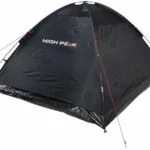 High Peak Monodome Σκηνή Camping Igloo Μαύρη 3 Εποχών για 4 Άτομα 240x210x130εκ. 10310