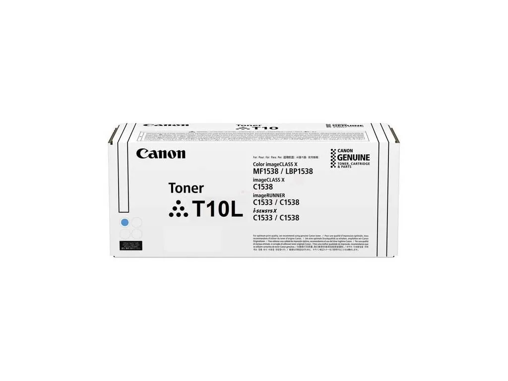 20211215130341_canon_t10l_toner_kyano_5000_selidon_4804c001 Canon T10L Γνήσιο Toner Laser Εκτυπωτή Κυανό 5000 Σελίδων 4804C001 - Image 1