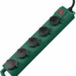 Brennenstuhl SL-554 Πολύπριζο 5 Θέσεων με Διακόπτη και Καλώδιο 5m Πράσινο 1159910215