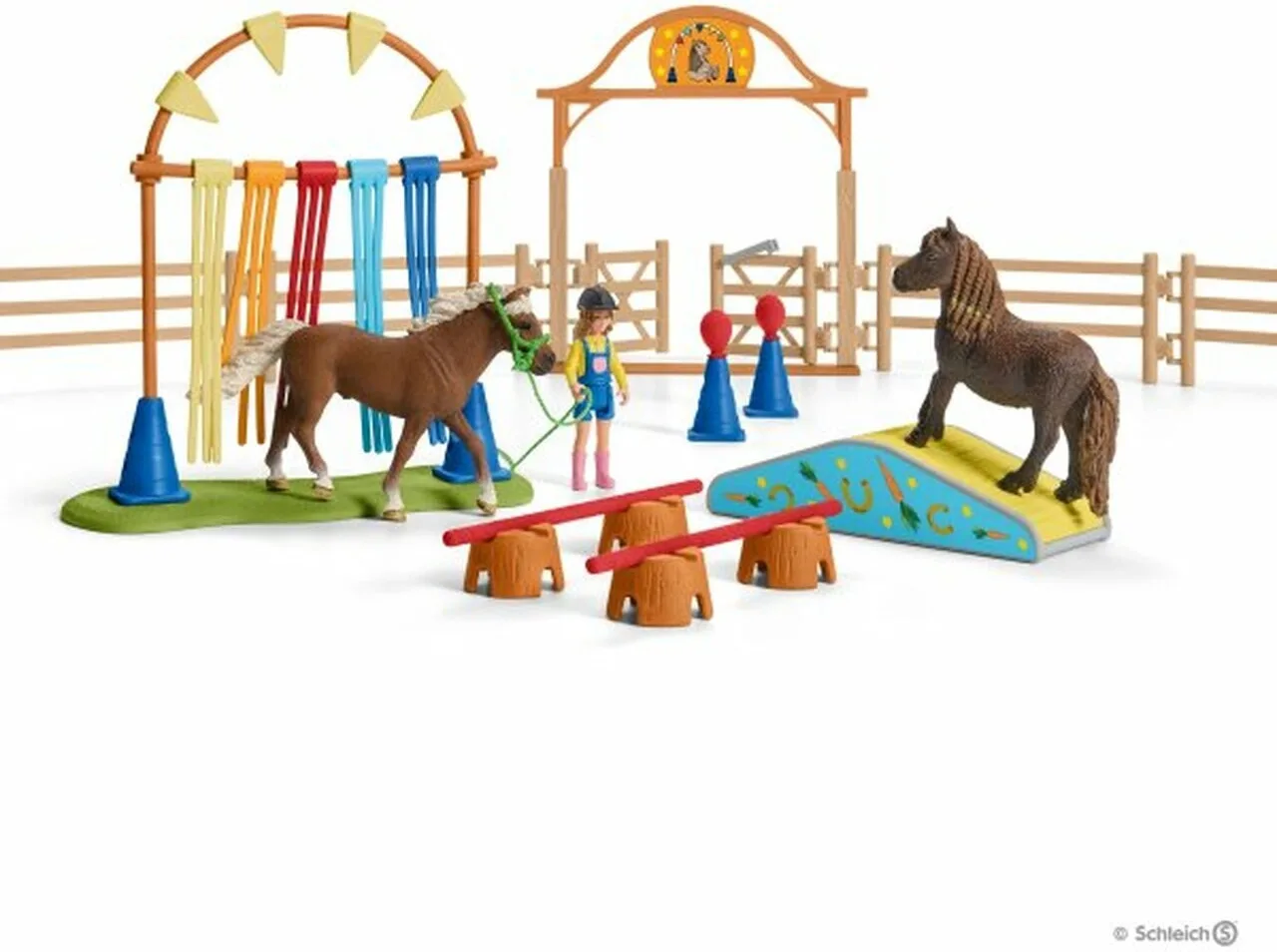 Schleich-S Farm World Pony Agility Training για 3-8 Ετών (Διάφορα Σχέδια) 42481 - Image 1