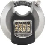 Master Lock Ατσάλινο Λουκέτο Πέταλο Συνδυασμού 70mm Μαύρο M40EURDNUM