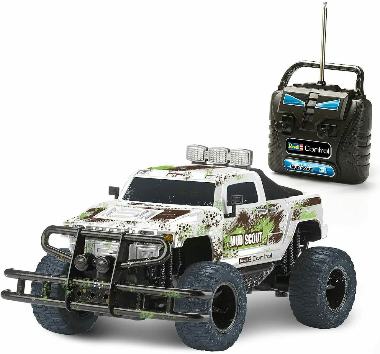 20211221161652_revell_new_mud_scout_24643 Revell New Mud Scout Τηλεκατευθυνόμενο Αυτοκίνητο Monster Truck Λευκό 24643 - Image 1
