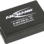 Ansmann Μπαταρία Φωτογραφικής Μηχανής A-Nik EN EL 14 1400-0042 Ιόντων-Λιθίου (Li-ion) 1000mAh Συμβατή με Nikon
