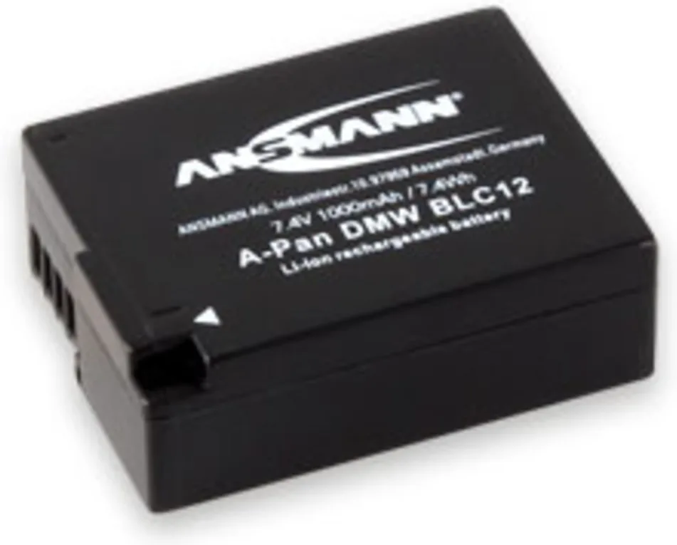 20211222130610_ansmann_mpataria_fotografikis_michanis_a_pan_dmw_blc12_1000mah_symvati_me_panasonic Ansmann Μπαταρία Φωτογραφικής Μηχανής A-PAN DMW-BLC12 Ιόντων-Λιθίου (Li-ion) 1000mAh Συμβατή με Panasonic - Image 1