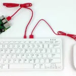 Raspberry Pi Mouse Ενσύρματο Ποντίκι Λευκό