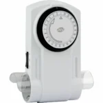 REV Mecanical Timer 2-fold Μηχανικός Χρονοδιακόπτης Πρίζας Ημερήσιος