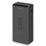 SBS Fast Power Bank 20000mAh με 2 Θύρες USB-A Μαύρο