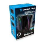 Media-Tech Cobra Pro Urion Ασύρματα Ηχεία Υπολογιστή 2.0 με RGB Φωτισμό και Bluetooth Ισχύος 8W Μαύρα