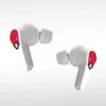 OTL Pokémon Poké ball In-ear Bluetooth Handsfree Ακουστικά με Θήκη Φόρτισης Λευκά