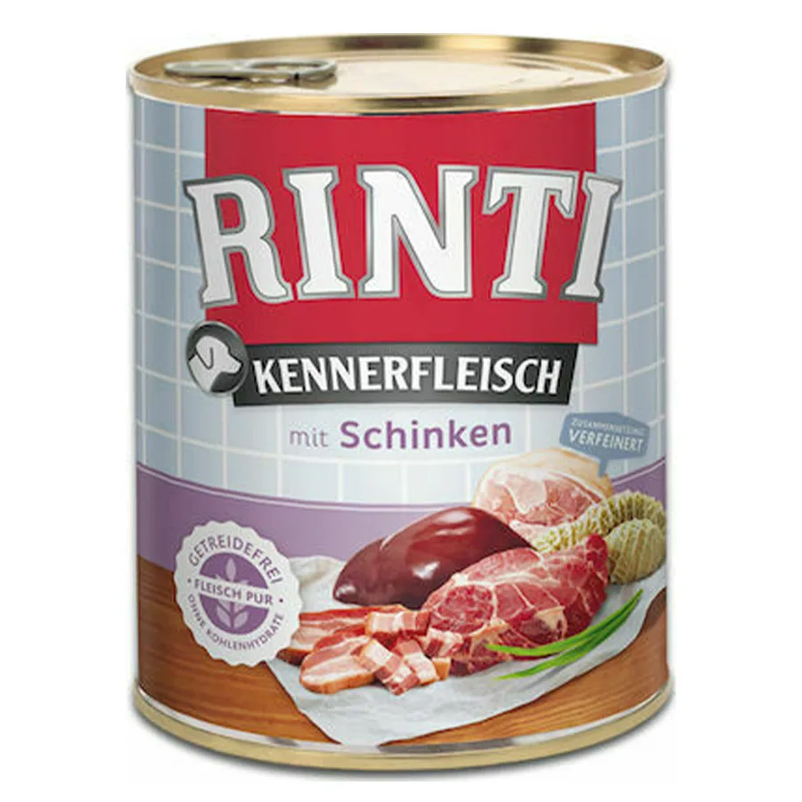 20220103154908_3ba652c2 Rinti Kennerfleisch Υγρή Τροφή Σκύλων σε Κονσέρβα με Χοιρινό χωρίς Σιτηρά 400gr 91050 - Image 1