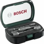 Bosch Μαγνητικά Καρυδάκια Εξάγωνα με Καρέ Υποδοχής HEX Σετ 2607017313 6τμχ