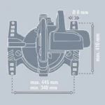 Einhell 4310620 Βάση για Φαλτσοπρίονο