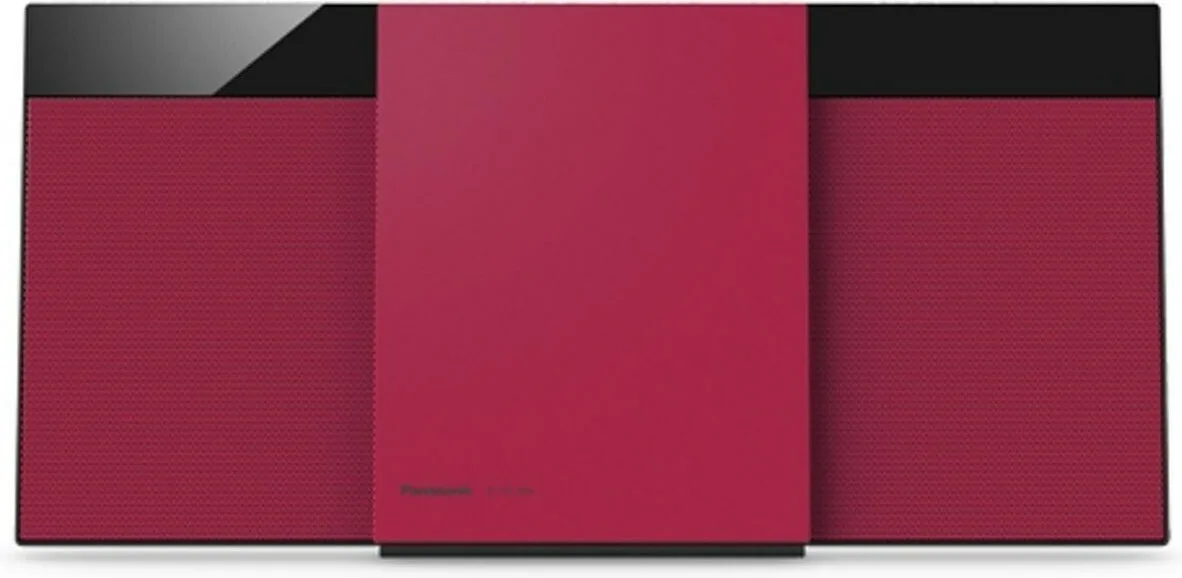 Panasonic Ηχοσύστημα 2.0 SC-HC304 SC-HC304EG-R 20W με CD Player και Bluetooth Κόκκινο - Image 1