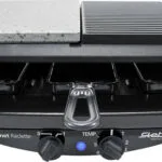 Steba RC 4 Plus Επιτραπέζια Ηλεκτρική Ψησταριά Raclette Λείας και Αυλακωτής Πλάκας 1450W με Ρυθμιζόμενο Θερμοστάτη 39x37εκ. 62.14.00