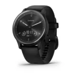 Garmin Vivomove Sport 40mm Αδιάβροχο Smartwatch με Παλμογράφο (Black Case and Silicone Band with Slate Accents)