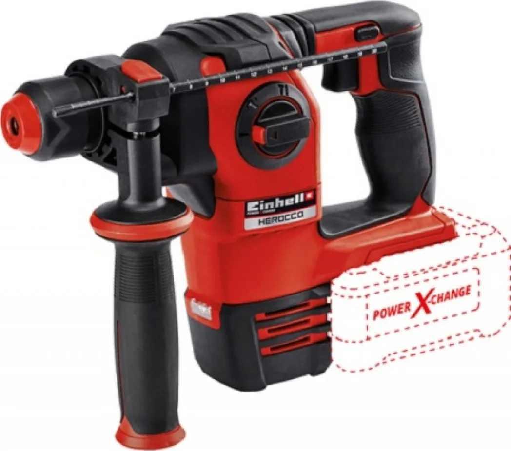 Einhell Herocco TE-18LI Κρουστικό Σκαπτικό Πιστολέτο Μπαταρίας Brushless 18V Solo με Υποδοχή SDS Plus 4513900 - Image 1