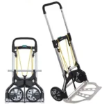 Wolfcraft Καρότσι Μεταφοράς TS850 Πτυσσόμενο για Φορτίο Βάρους έως 100kg σε Μαύρο Χρώμα 5501000