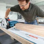 Bosch GKT 55 GCE Professional Δισκοπρίονο 1400W με Ρύθμιση Ταχύτητας και με Σύστημα Αναρρόφησης