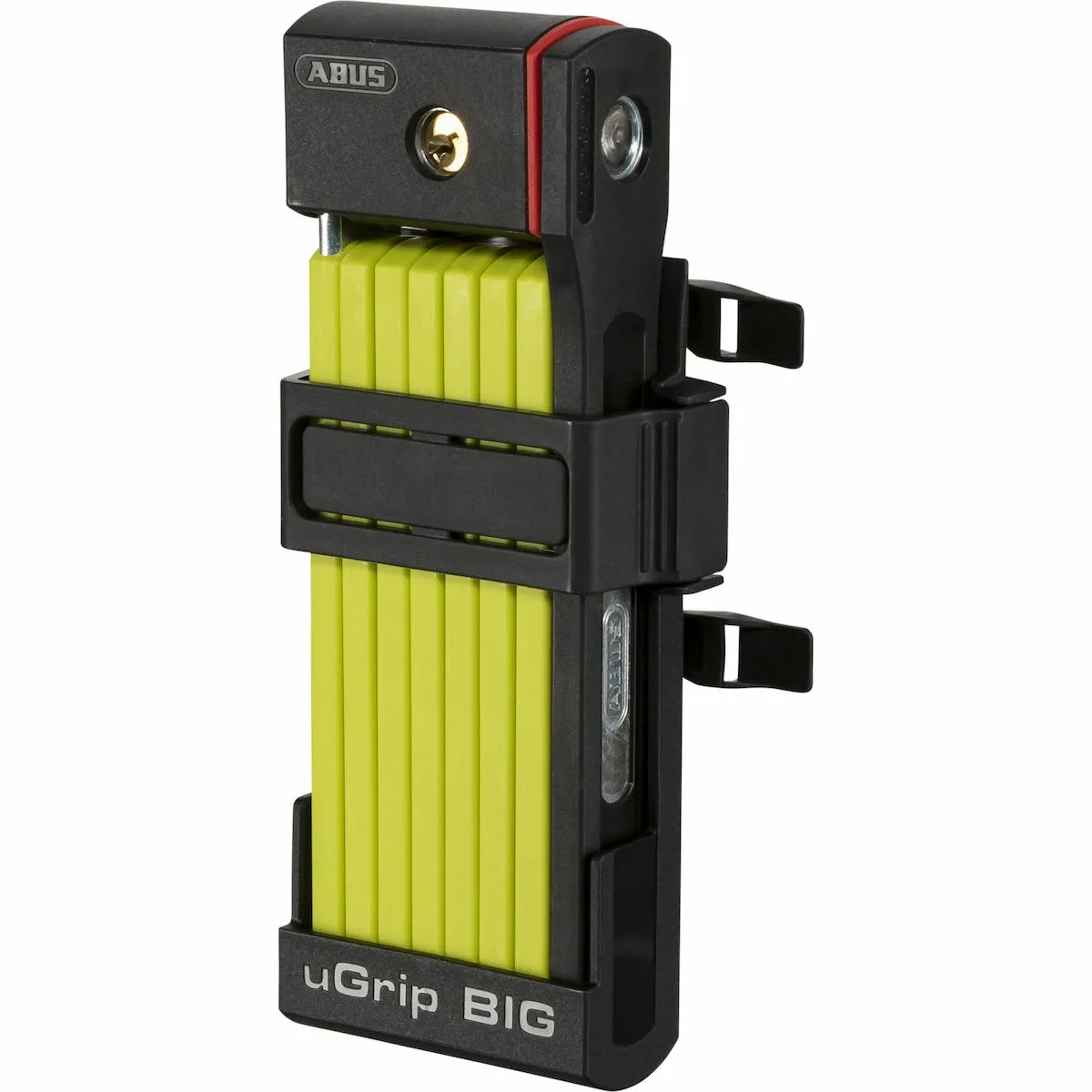 Abus Bordo Big uGrip 5700K/100 LM SH Κλειδαριά Ποδηλάτου Αναδιπλούμενη με Κλειδί Κίτρινη - Image 1