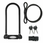 Master Lock U-Lock 8285EURDPRO Κλειδαριά Ποδηλάτου Πέταλο με Κλειδί Μαύρη