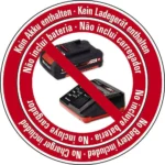 Einhell Arcurra 18/55 Μπορντουροψάλιδο Μπαταρίας 18V με Μήκος Λάμας 55cm Solo