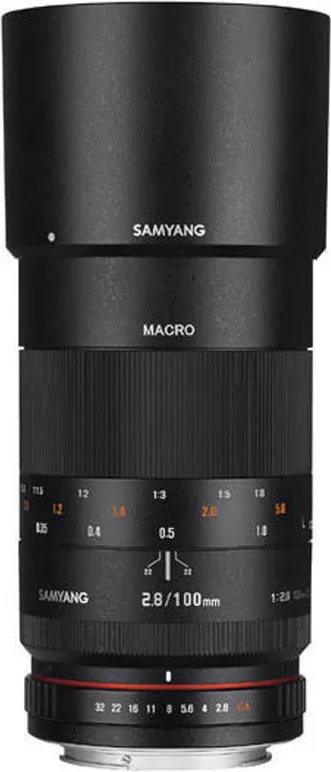 Samyang Full Frame Φωτογραφικός Φακός 100mm f/2.8 ED UMC Telephoto / Macro για Nikon F Mount Μαύρος - Image 1