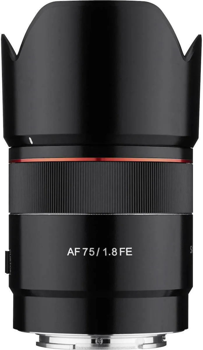 Samyang Full Frame Φωτογραφικός Φακός AF 75mm f/1.8 FE Telephoto για Sony E Mount Μαύρος - Image 1