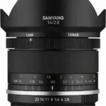 Samyang Crop Φωτογραφικός Φακός MF 14mm F2.8 MK2 Wide Angle για Canon EF Mount Μαύρος