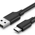 Ugreen US287 USB 2.0 Cable USB-C male - USB-A 18W Μαύρο 0.25m (60114)