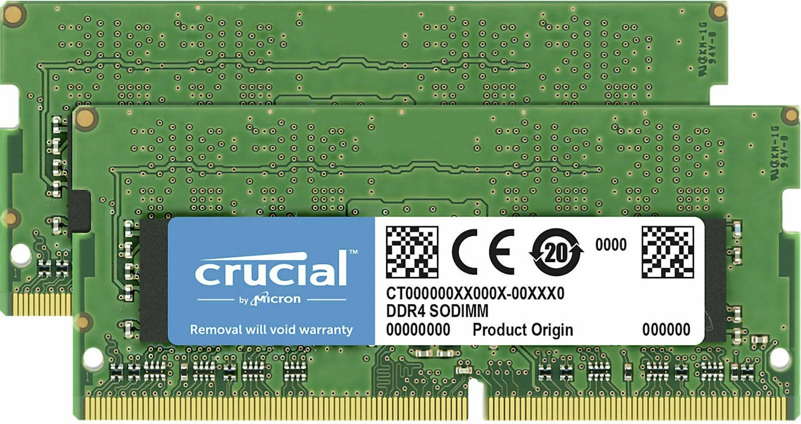 Crucial DDR4 64GB RAM με 2x32GB Modules και Ταχύτητα 3200 για Laptop CT2K32G4SFD832A - Image 1