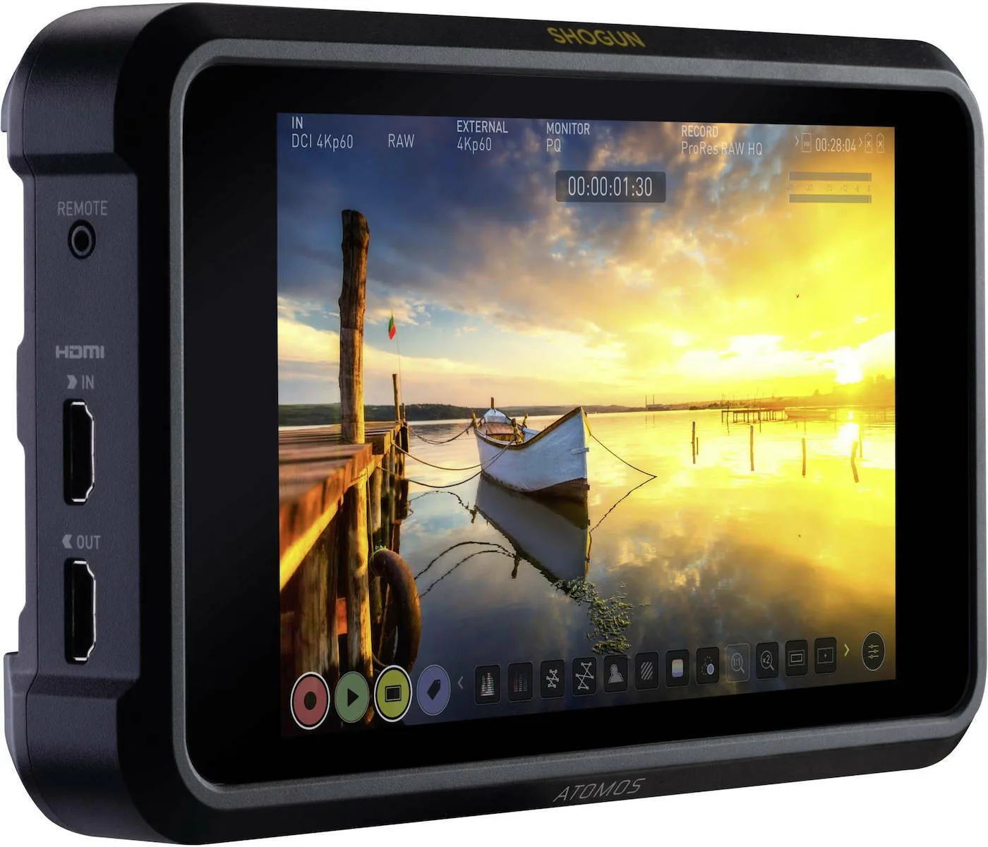 Atomos Monitor - Recorder Shogun 7'' 4k Hdmi Quad Sdi Recording Monitor-Switcher - Image 1