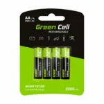 Green Cell Επαναφορτιζόμενες Μπαταρίες AA Ni-MH 2000mAh 1.2V 4τμχ