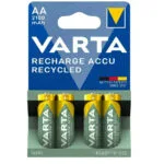 Varta Recharge Accu Recycled Επαναφορτιζόμενες Μπαταρίες AA Ni-MH 2100mAh 1.2V 4τμχ