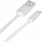 Tb Energy Braided USB to Lightning Cable Ασημί 1.5m (AKTBXKUAMFIW15S)