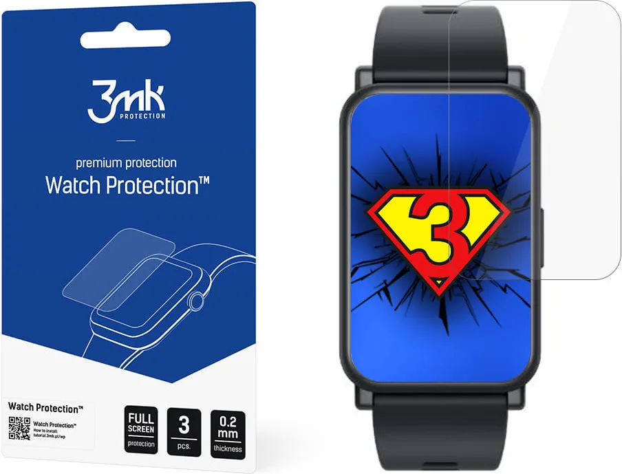 20220113093544_3mk_folia_arc_fullscreen_protector_honor_watch_es 3MK Folia Arc Fullscreen Screen Protector για το Honor Watch ES 3τμχ - Image 1