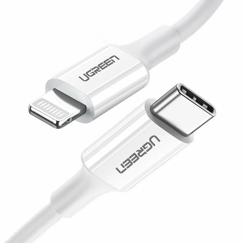 Ugreen US171 USB-C to Lightning Cable 36W Λευκό 2m (60749) - Image 1