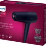 Philips Series 5000 Ionic Πιστολάκι Μαλλιών με Φυσούνα 2300W Dark Blue BHD510/00
