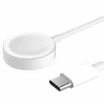 USB-C Charging Cable Φορτιστής για Apple Watch 1, 2, 3, 4, 5, 6, SE, 7, 8, 9 Λευκός