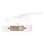 LogiLink Μετατροπέας mini DisplayPort male σε DVI-I / DisplayPort / HDMI female Λευκό 1τμχ CV0045A