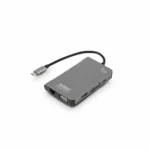 Urban Factory TCM16UF USB-C Docking Station με HDMI 4K PD Ethernet Ασημί