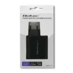 Qoltec Φορτιστής Χωρίς Καλώδιο με Θύρα USB-A και Θύρα USB-C 63W Power Delivery / Quick Charge 3.0 Μαύρος (51716)