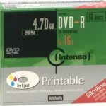 Intenso Εγγράψιμα DVD-R 16x Printable 4.7GB 10τμχ (4801652)