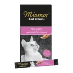 Miamor Cat Cream Υγρή Τροφή για Ενήλικες Γάτες σε Φακελάκι με Πουλερικά 6x15gr
