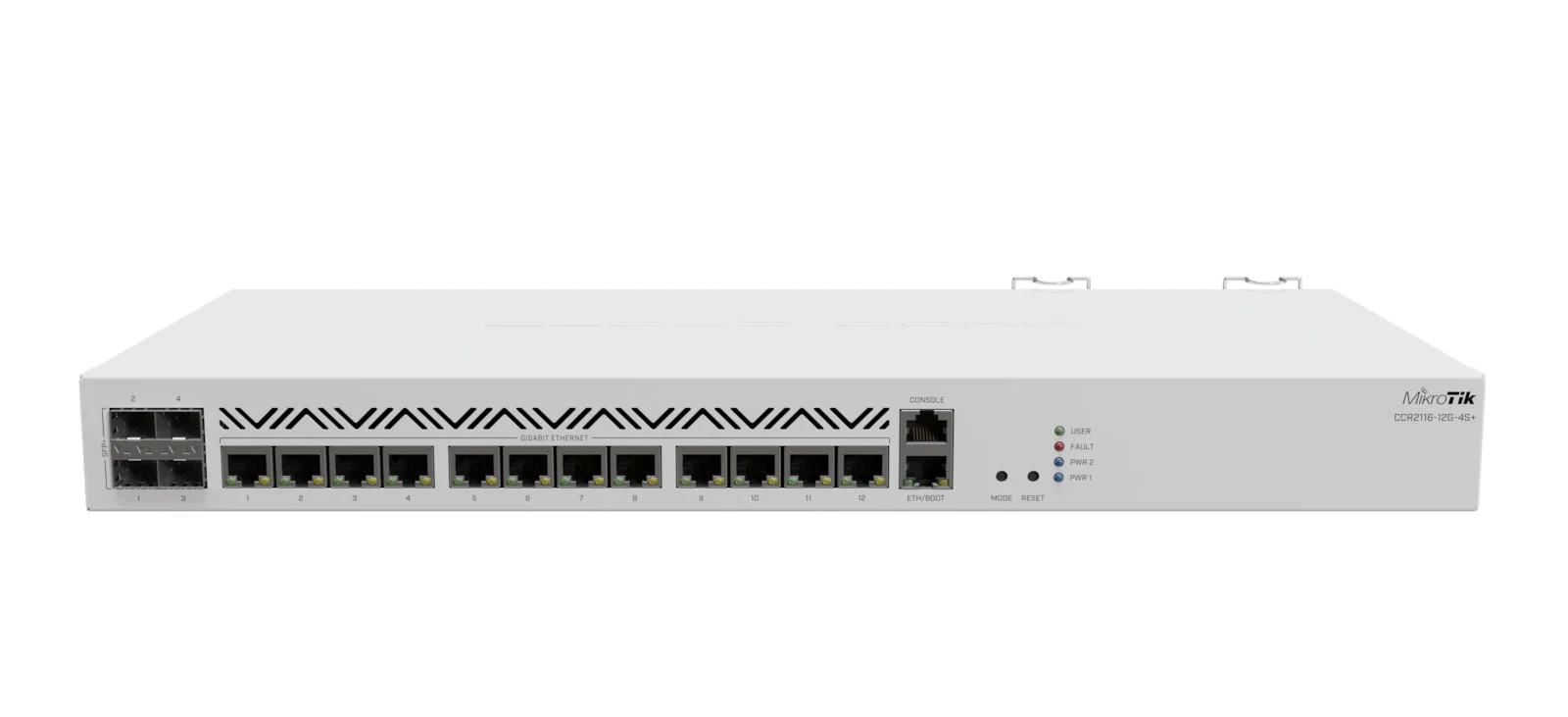 MikroTik CCR2116-12G-4S+ v7 Router με 13 Θύρες Gigabit - Image 1