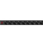 Lanberg Πολύπριζο Rack 19" PDU 1U 9x Schuko