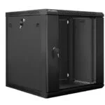 Lanberg Επιτοίχια Καμπίνα Rack 12U 60x60x64cm Μαύρο WF01-6612-10B