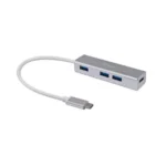 Equip USB 3.0 Hub 4 Θυρών με σύνδεση USB-C Ασημί (128958)