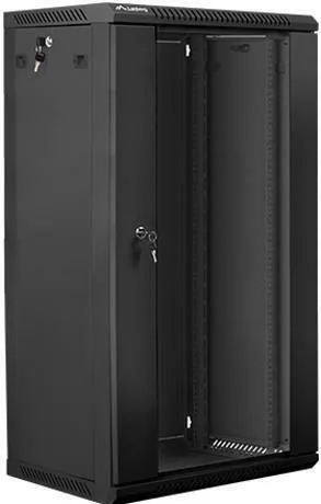 Lanberg Επιτοίχια Καμπίνα Rack 22U 60x45cm Μαύρο WF01-6422-10B - Image 1