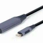 Cablexpert HDMI 2.0 Cable HDMI male - USB-C male 1.8m Μαύρο CC-USB3C-HDMI-01-6